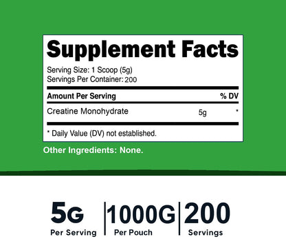 Creatine Monohydrate, Micronized Creatine Mono, Pure Creatine All Size
