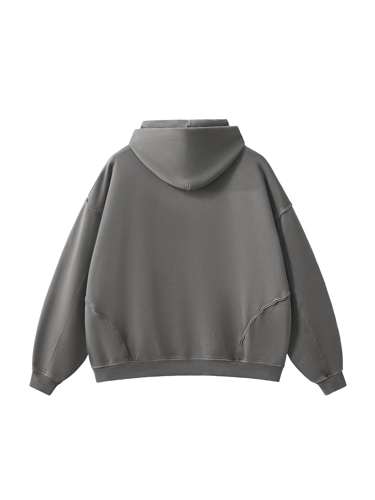Fearless Apparel Raw-Seam Enzyme Washed Hoodie – 100% Cotton Heavyweight Streetwear